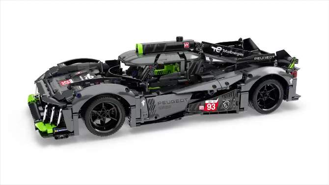 LEGO Technic PEUGEOT 9X8 24H Le Mans Hybrid Hypercar Building Kit 42156, 2 of 8, play video