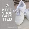 The Original Stretchlace Shoelace Knot Clips – Grey Shoe Lace Bow Holder Accessory (3 Pair) - 4 of 4