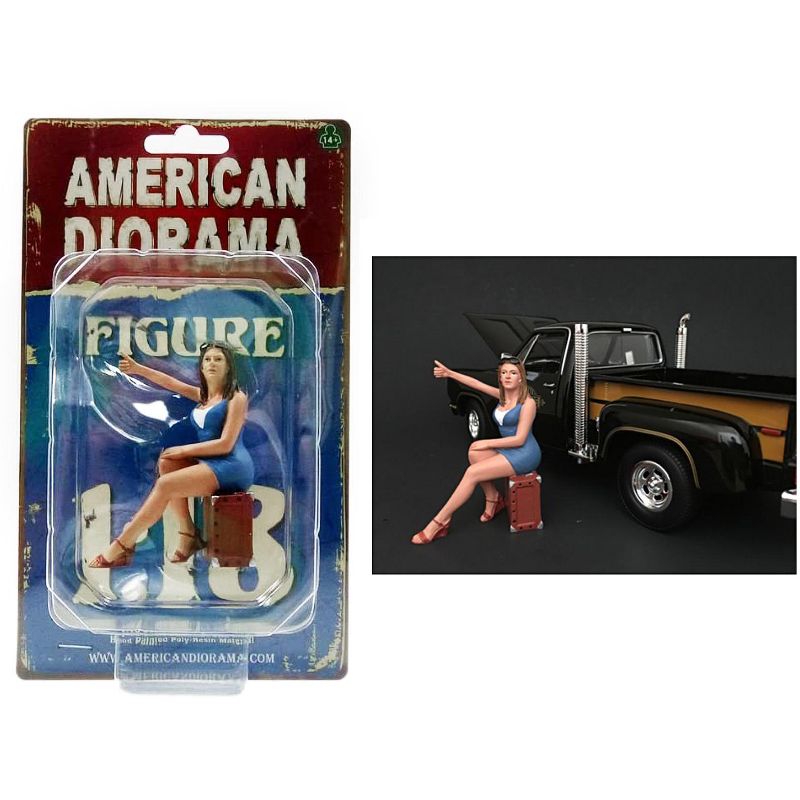 70's Style Figurine VI for 1/18 Scale Models by American Diorama, 1 of 4
