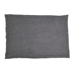 Saro Lifestyle Stonewashed Overlock Edge Placemat (Set of 4) - 1 of 4