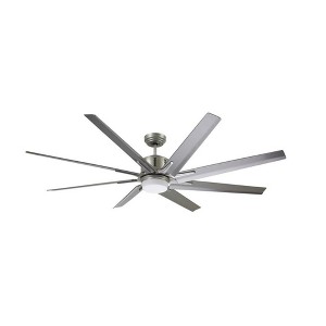 Emerson Aira Eco 72" Outdoor High Airflow Ceiling Fan with LED Light 6-Speed Wall Control, Damp Rated - 1 of 4
