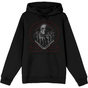 DC Comic Book Justice League Darkseid  Black Graphic Hoodie - 1 of 2