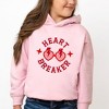 The Juniper Shop Heart Breaker Sunglasses Toddler Graphic Hoodie - 2 of 3
