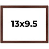 PosterPalooza | Photo Size Classic Modern Brown Frame - UV Acrylic, Foam Board Backing, Hanging Hardware - 2 of 4