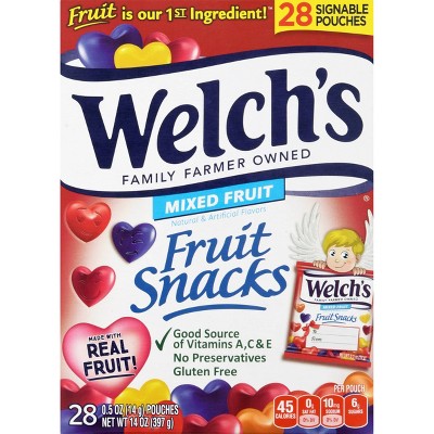 Welch's Valentine's Day Exchange Fruit Snacks - .5oz/28ct