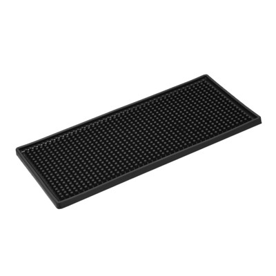 Unique Bargains Home Coffee Shop Bar Rectangle Spill Coasters Balck