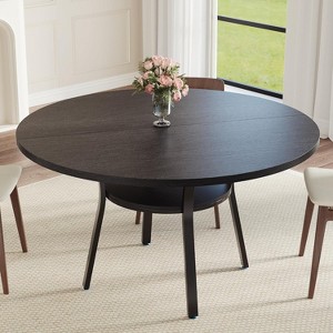 COZONY 47" Round Dining Table for 4¨-6, Space-Saving Kitchen Table with Metal Frame, Modern Circle Dining Room Table for Small Spaces (Table Only) - 1 of 4