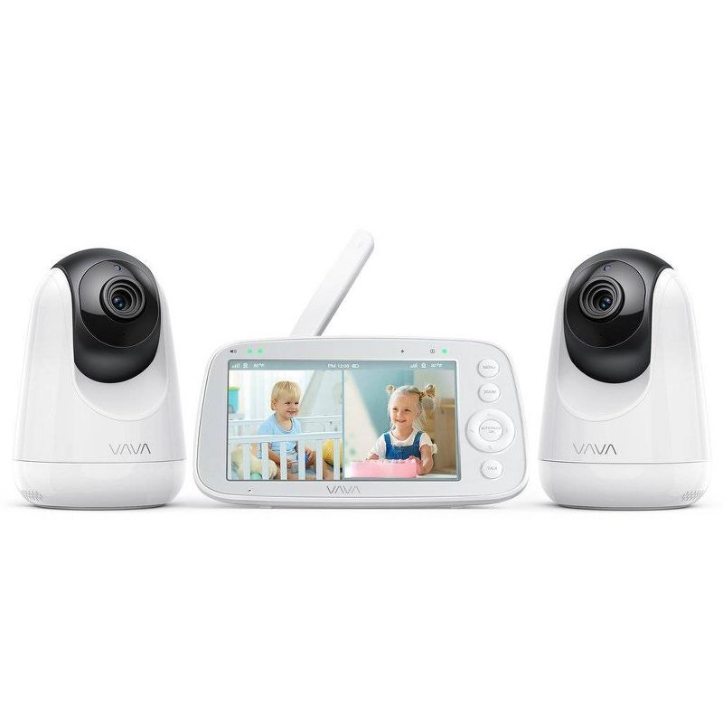 VAVA Split View 5&#34; 720P Video Baby Monitor with 2 Cameras, 1 of 9