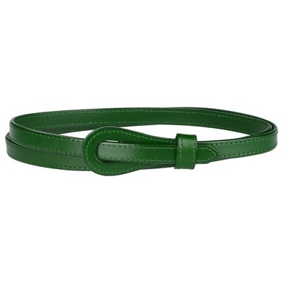 INSPIRE CHIC Women's Adjustable Faux Leather Fashion Skinny Waist Strap Waistband 1 Pc