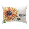 Flower Garden Aster & Sunflower 13x18 inch Climaweave Pillow – Floral by Manual Woodworkers and Weavers - 2 of 3