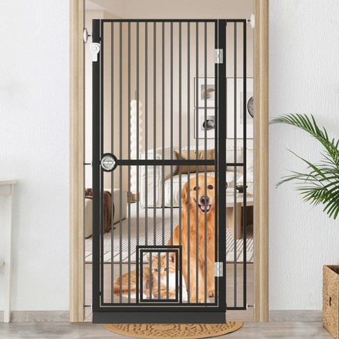 Tall cat gate for fashion doorway