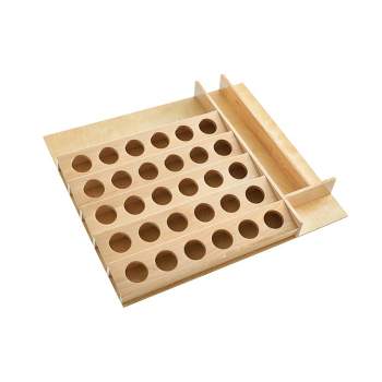 Hardware Resources 11 Inch Width Plastic Tipout 2 Shallow Tray Set