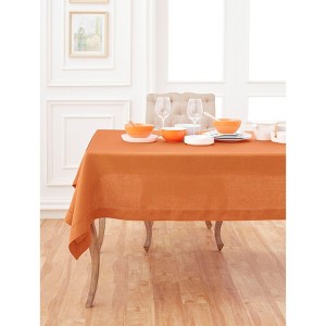Solino Home Linen Tablecloth | Classic Hemstitch - 1 of 4