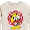 Boys' - Disney - Firefighter Mickey Graphic Long Sleeve Fleece Sweatshirt - 2 of 4