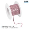 Unique Bargains DIY Bag Clothing Decoration Crystal Rhinestone Sew on Close Claw Chain Trim - 2 of 4