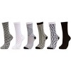 Mio Marino Women's Dress Crew Socks 6 Pack - 4 of 4