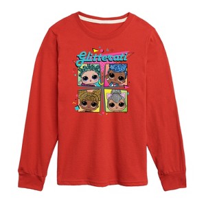 Boys' - LOL Surprise! - Glitterati Retro Grid Long Sleeve Graphic T-Shirt - 1 of 4