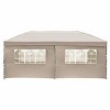 10x20 FT Heavy-Duty Pop-Up Canopy Tent with Sidewalls, UV Protection, Adjustable Height, Portable Wheeled Bag, for Outdoor Events-Coolbibila - 2 of 4
