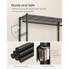 SONGMICS Garment Rack, Heavy-Duty Rolling Clothes Rack, Portable Closet Rack, 29.5-Inch Wide Clothing Rack on Wheels, Ink Black - 4 of 4
