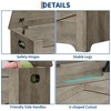 39.4" Storage Chest, Toy Box with 2 Safety Hinges, Storage Bench with Storage, Shoe Bench, Supports 300 lb, for Living Room, Entryway - 3 of 4