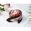 Allegra K Women Polka Dots Floral Pleated Rhombus Head Scarf Wraps Scarves Neckerchief 1 Pc - image 2 of 4