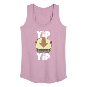 Women's - Avatar: The Last Airbender - Cute Appa Yip Yip Graphic Racerback Tank - 1 of 4