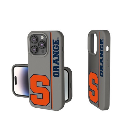 Keyscaper Syracuse University Orange Sidebar Soft Touch Cell Phone Case for iPhone 15 Pro Max
