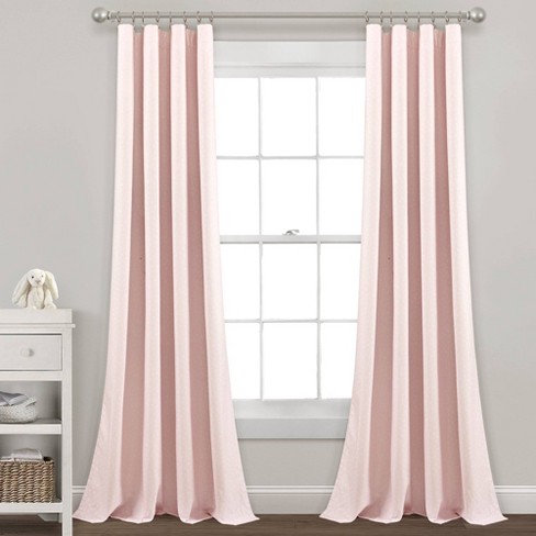 Lush Décor Blackout Pixie Fox Geo Window Curtain Panel - Pink Single