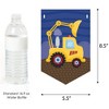 Big Dot of Happiness Construction Truck - Birthday Party Bunting Banner - Construction Party Decorations - Happy Birthday - 2 of 4