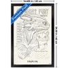 Trends International How To Train Your Dragon (2025) - Toothless Illustration Framed Wall Poster Prints - 3 of 4