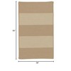 Colonial Mills Newport Textured Stripe Braided Rug, Naturals 3'x5', Rectangle Shape - 2 of 4