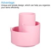 Unique Bargains 3 Slots 360° Rotary Pen Holder Makeup Brush Desktop Stationery Organizer for Office Home - 4 of 4