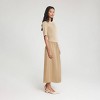 Women's Mixed-Media 1/2 Sleeve Dress - A New Day™ - 4 of 4