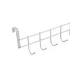 Unique Bargains Bathroom Metal 5 Hooks Towel Clothing Belt Hooks and Hangers Silver Tone 1 Pc - 4 of 4