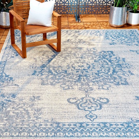 Sundance Indoor/Outdoor Reversible Rug, Blue - 2' X 3