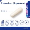 Pure Encapsulations Potassium (Aspartate) - Hypoallergenic Supplement to Support Nerves, Muscles, Blood Flow, and Cardiovascular Health - 90 Capsules - 3 of 4