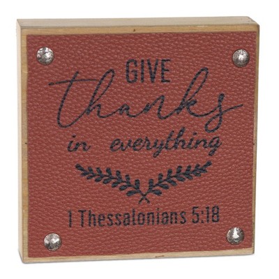 Rustic Fall Harvest Wood Signs with Sentiments, Set of 6