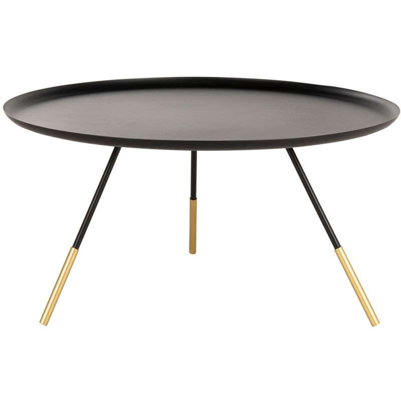 Orson Coffee Table with Metal Gold Cap  - Safavieh, 1 of 8