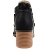 Journee Collection Womens Lennie Slip On Stacked Heel Booties - 3 of 4