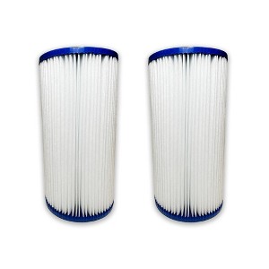 Nispira Pool Filter Replacement for Bestway Flowclear Type III Cartridge Pool Filter Pump 58012E 1000-1500 Gal. | Pack of 2 - 1 of 4