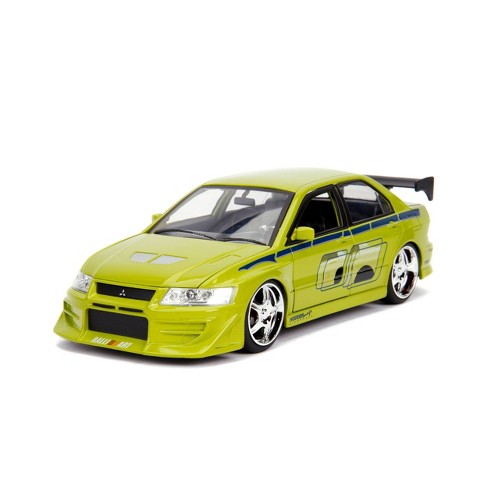 Jada Toys Fast Furious 02 Mitsubishi Lancer Evolution Vii Die Cast Vehicle 1 24 Scale Green Target