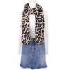 INSPIRE CHIC Women's Leopard Printed Long Lightweight Soft Sheer Shawl Scarves 1Pc - 2 of 4