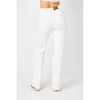 Women's Braided Waist Band Wide Leg Jean - Judy Blue - 3 of 4
