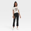 Women's High-Rise Slim Straight Jeans - Universal Thread™ Black  - image 3 of 4