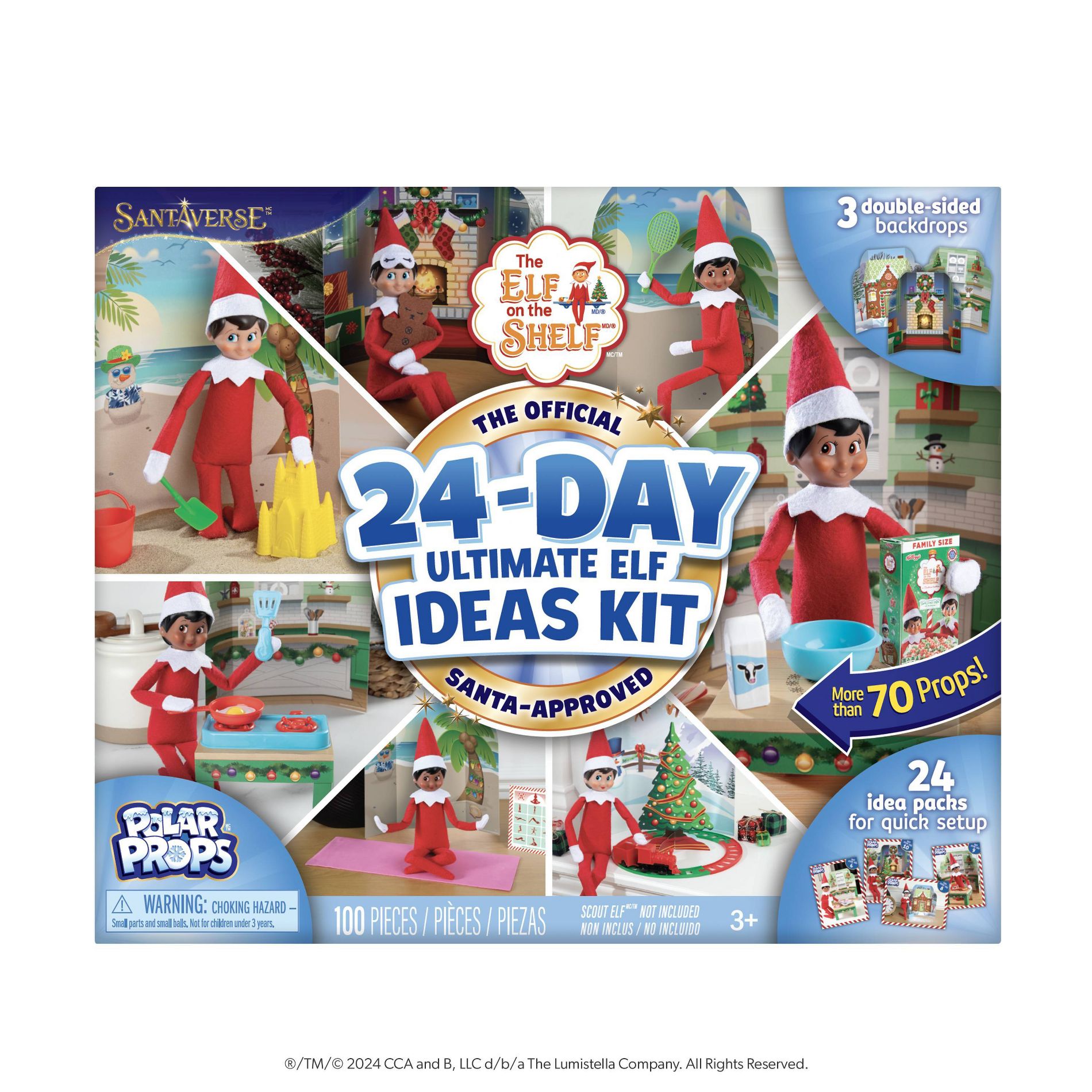 Elf on the Shelf Polar Props 24 Day Elf Ideas Ultimate Elf Kit 70+ Mix and Match Accessories