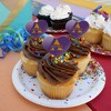 NCAA Alcorn Primary Logo Heart Love Cupcake Picks Toppers Decoration Set of 6 - 4 of 4