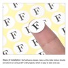 Unique Bargains Scrapbooking Crafts Round Self-Adhesive Alphabet Letter Stickers 15 Pcs - 3 of 4