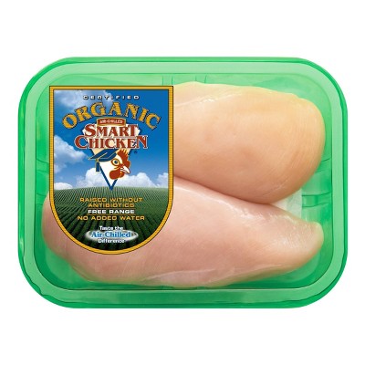 Smart Chicken Organic Boneless & Skinless Chicken Breast - 0.75-1.75lbs - price per lb