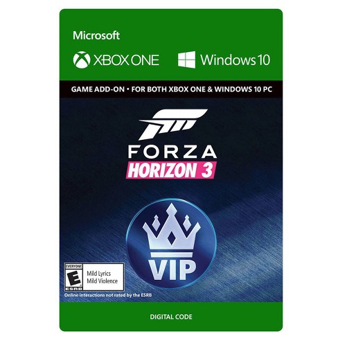 Forza Horizon 3 Vip Game Add On Xbox One Digital Target - 3 codes in roblox ultimate driving radio youtube