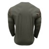 Attraco Men's Long Sleeve Henley Shirt Color Block Casual Pocketed T-Shirt Tops - 4 of 4